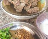 A picture of step 3 of Deghi mutton yakhni pulao 😋.