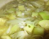Foto del paso 3 de la receta Puré de soja verde, calabacín blanco y  Agua de Mar