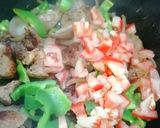 صورة لخطوة 3 من وصفة طاجن لحمة بالبصل والبطاطس يجنن 😋
