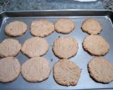 A picture of step 4 of 3 Ingredient Crispy, Crunchy Peanut Butter Cookies🥜🍪🥜🍪🥜.