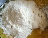 A picture of step 2 of Suji aamsatto (semolina mango papad) sweet.