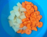 Foto del paso 5 de la receta: Falda de ternera con judías verdes y alcachofas