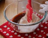A picture of step 4 of Raspberry Chocolate Mousse Cake.