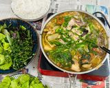 Hình bước làm 3 của món Cá chép om dưa