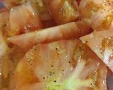 Foto del paso 2 de la receta: Ensalada de tomate raf, pera, melocotón y mozzarella