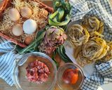 Foto del passaggio 1 della ricetta Fettuccine carciofi e salsiccia