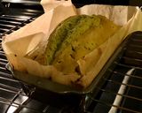 A picture of step 13 of Matcha Red Bean Pound Cake.