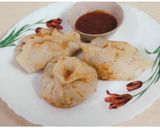 A picture of step 10 of Steamed Chicken Dumplings (Momos).