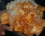 Foto del paso 3 de la receta: Arroz con queso con pollo y salsa aparte