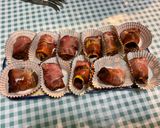 Une image de l'étape 8 de Bouchées de figues au jambon cru et saint Agur.