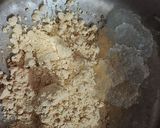 A picture of step 1 of Protein rich Sattu Buttermilk with Gond katira (liquid diet).