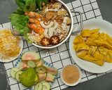 Hình bước làm 4 của món Bữa ăn lai rai cuối tuần
