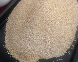 A picture of step 1 of Sesame Seed Snaps.