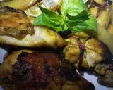 Grilled chicken and potatoesmatakin girki3 hoto
