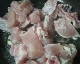 A picture of step 2 of Chicken Korma.