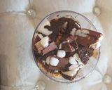 A picture of step 3 of Kitkat shake.