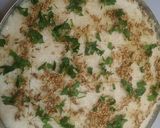 A picture of step 4 of Farali dhokla.