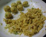 A picture of step 3 of Sweet Corn and Cheese Paratha/Parata.