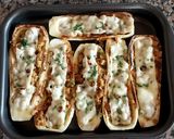 Foto del paso 5 de la receta: Zucchini rellenos de seitán.🍽
