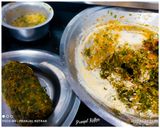A picture of step 3 of Kothimbir Vadi.
