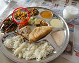 A picture of step 9 of Bataka Tameta Nu Shaak.