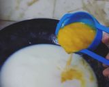 A picture of step 2 of Mango kulfi.