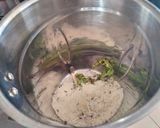 A picture of step 3 of Dry coconut chutney.