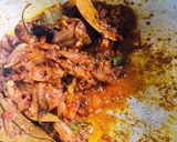 A picture of step 3 of Amritsari chole masala with urban platter’s chole masala ready mix spice.
