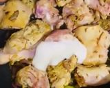 A picture of step 3 of Chicken Pulao in less oil.