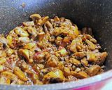 Gombás tészta, színes kedvenc recept fázis 4 fotója
