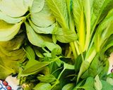 Hình bước làm 2 của món Cá cơm than cuốn lá cải, lá lốt