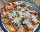 A picture of step 8 of My Sausage Pizza 🍕.