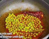 A picture of step 3 of Matar paneer sabzi.