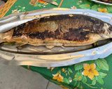 Une image de l'étape 14 de Saumon sauvage en papillote à l ail mariné et herbes aromatiques.