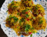 A picture of step 6 of Leftover Chapati fry Papdi Chaat.