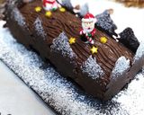 Une image de l'étape 13 de Recette bûche de Noël chocolat et noisette.