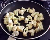 A picture of step 1 of Indian Style Stir Fried Cauliflower.