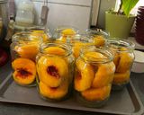 Őszibarack befőtt télire recept fázis 4 fotója