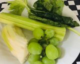Foto del paso 1 de la receta: Sopa Fría Con Uva Verde, Tofu, Konnyaku, Espinaca, apio!