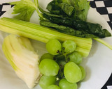 Foto del paso 1 de la receta: Sopa Fría Con Uva Verde, Tofu, Konnyaku, Espinaca, apio!