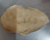 A picture of step 3 of Sweet Khaja.