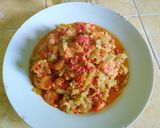 Foto langkah ke 5 dari resep Tumis Pedas Pare Udang.