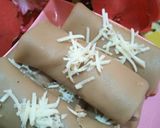 Foto langkah ke 6 dari resep Dadar gulung coklat Vla pisang.