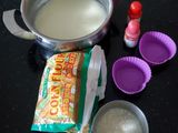 முட்டை இல்லாத ரோஸ் புட்டிங்(heart shape eggless pudding recipe in tamil)