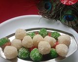 रंगीले लड्डू (Rangile laddu recipe in Hindi) रेसिपी चरण 4 फोटो