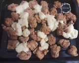 Foto langkah ke 8 dari resep Chicken Pok Pok Mozarella.