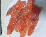 Foto del paso 4 de la receta: Popietas de salmón y calabacín con salsa de guisantes