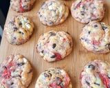 Une image de l'étape 4 de Cookies pépites de chocolat fraise 🍓 🍪 🍫.
