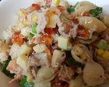 A picture of step 6 of My Tuna Pasta Bake with a Hint of Sweet Chilli. 😍#.