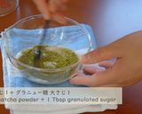 A picture of step 18 of No-Bake! Matcha Chocolate Cheesecake.